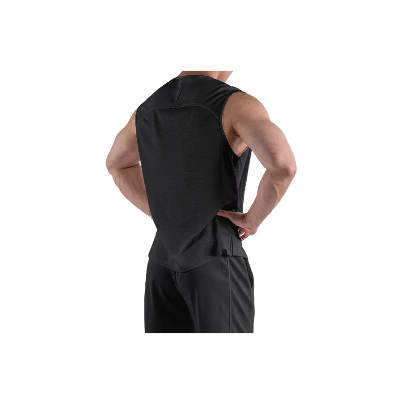Sporty Breathable Blended Synthetic Fabrics Vest-2