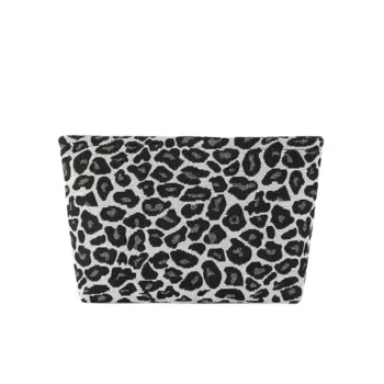 Simple Leopard Print Storage Bag Women