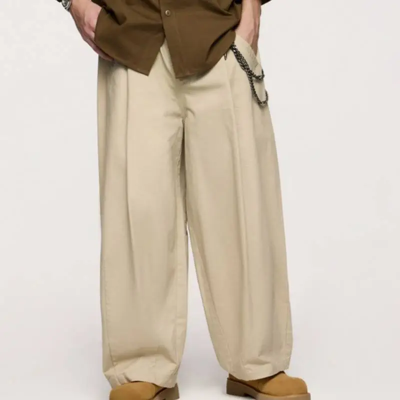 Basics Simple Cotton Cargo Pants-5
