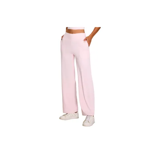 Casual Plain Spandex Sports Pants Women