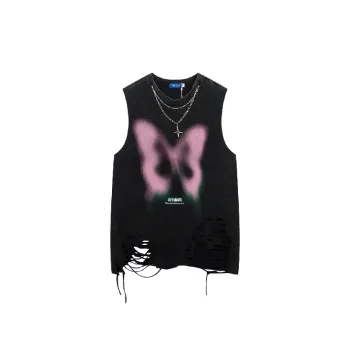 Street Loose Cotton Blended Fabric Vest