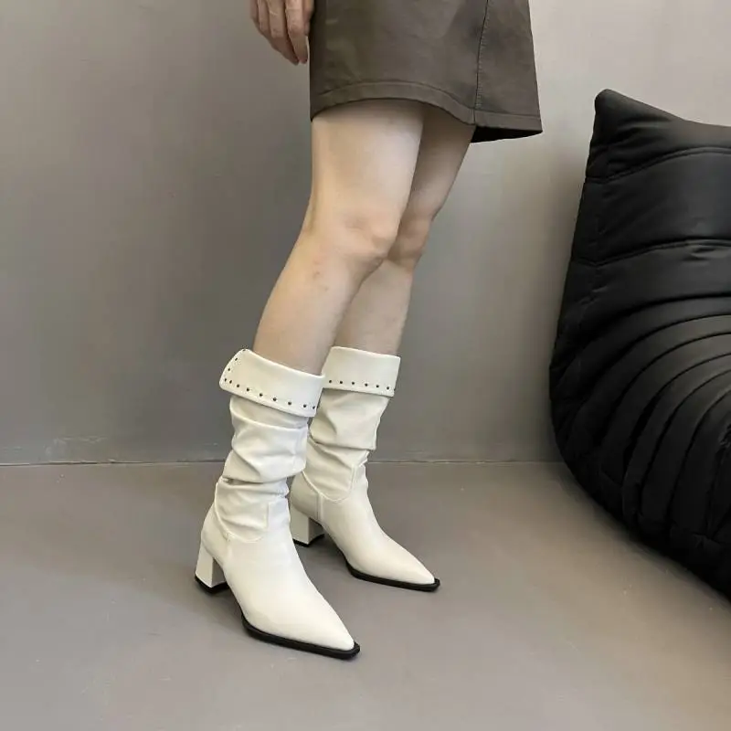 Fashionable Casual Knee High Boots-5