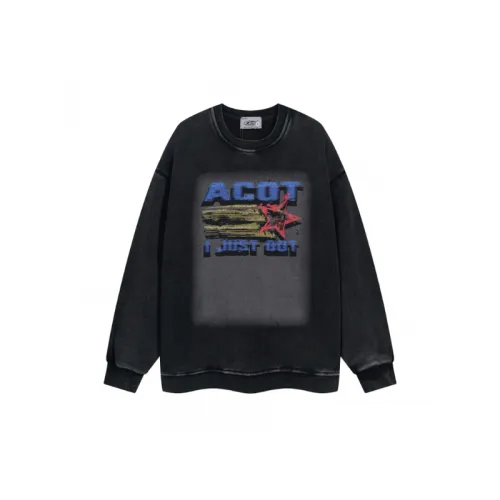 Oversize Washed Old Fleece Sweatshirt
