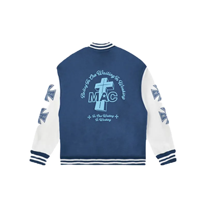 Loose Contrast Color Jacket-1