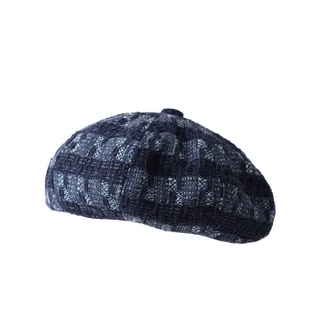 Retro Plaid Beret