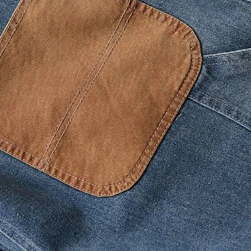 Retro Trendy Blended Synthetic Fabrics Overall-8