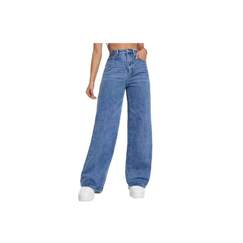Basics Straight Jeans Women-2