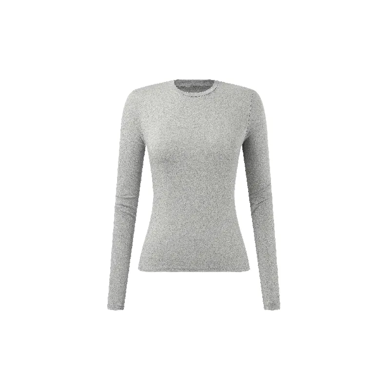 Retro Plain Polyester T Shirt Women-6