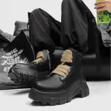 Giuseppe Zanotti Cyril logo-plaque high boots Black