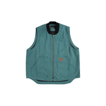 Simple Zipper Cotton Vest