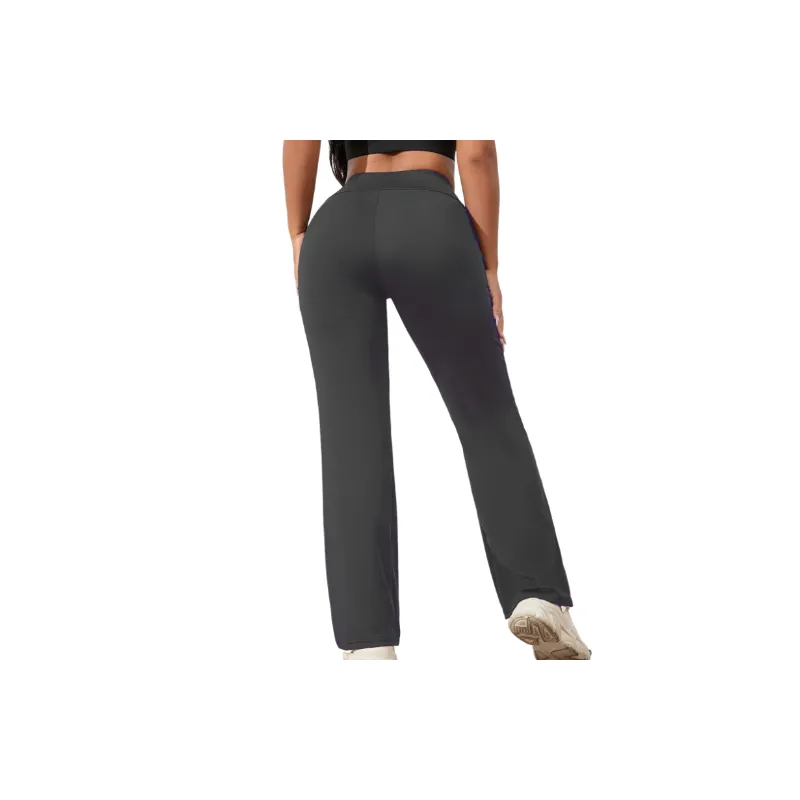Simple Loose Polyester Casual Pants Women-6
