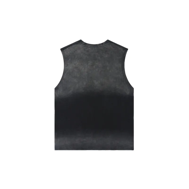 Street Loose 100% Cotton Vest-3