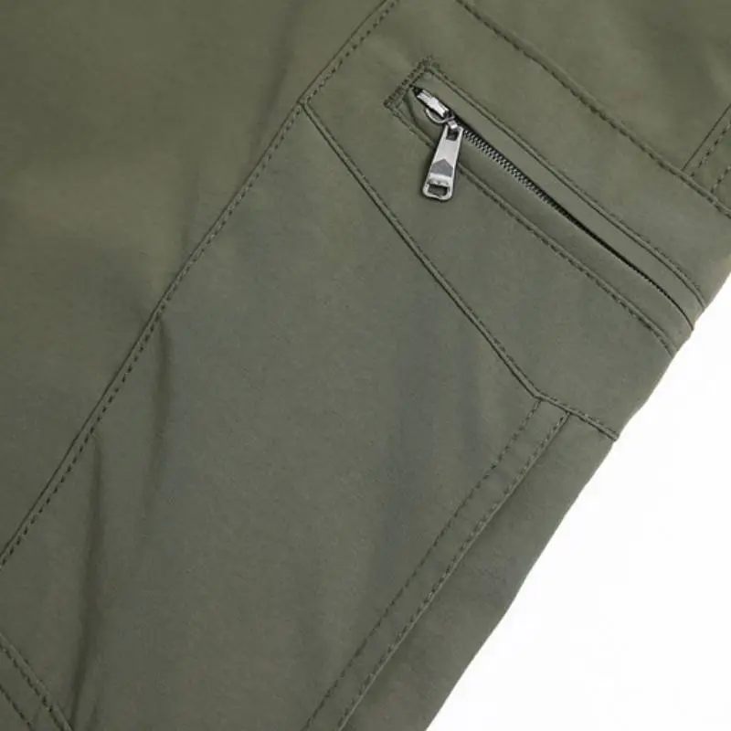 Loose Waterproof Polyester Casual Pants-2