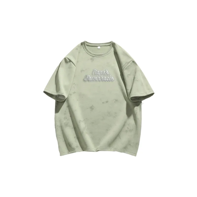 Trendy Loose Blended Synthetic Fabrics T Shirt-0