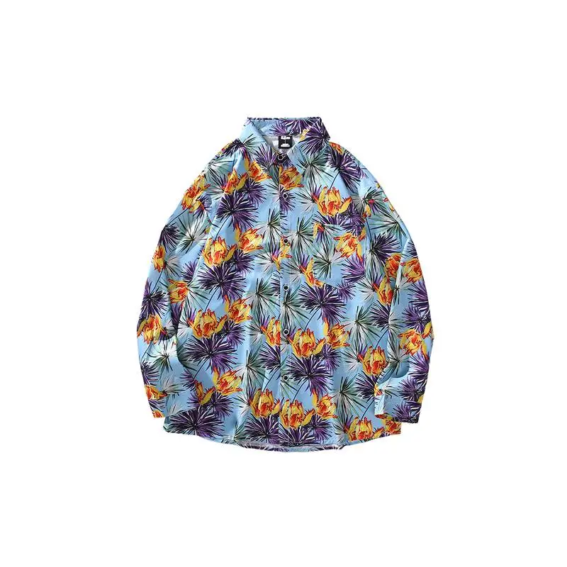 Retro Loose Long Sleeve Shirt-0