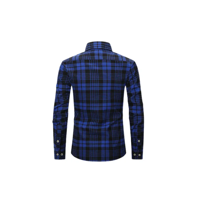 Fashionable Simple Cotton Blended Fabric Shirt-11