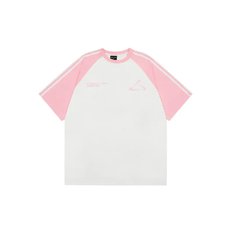 Fashion Letter 100% Cotton T Shirt-0