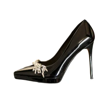 Elegant Rhinestone High Heels