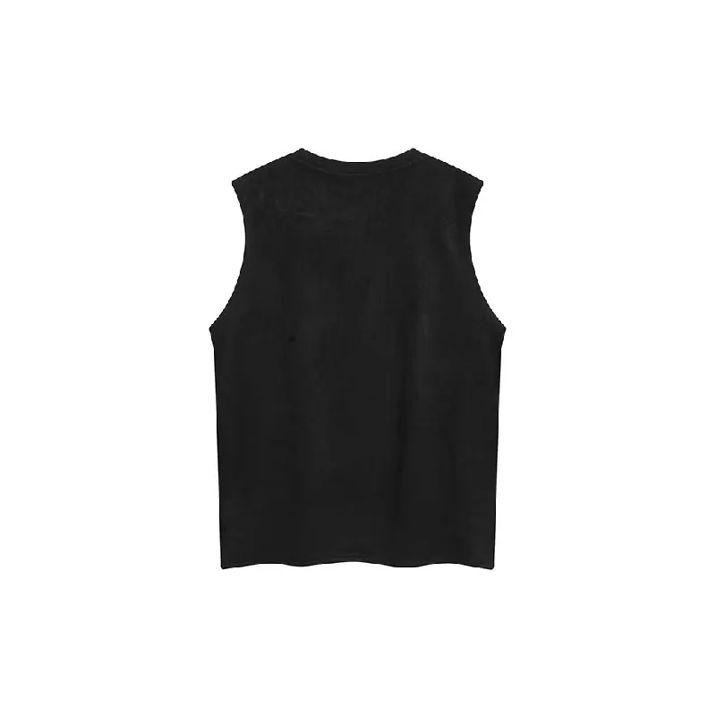 Street Casual Cotton Vest-1