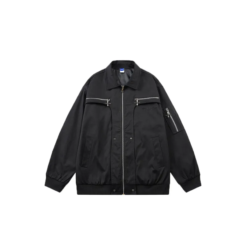 Multi Zipper Flying Suit Jacket-0