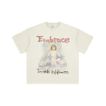 Retro Street 100% Cotton T Shirt