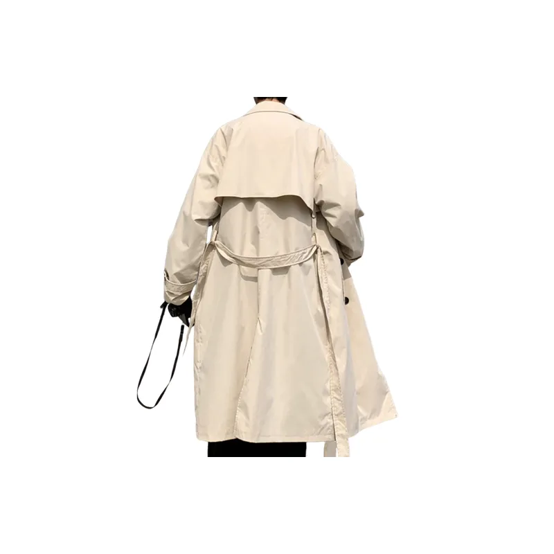 Casual Loose Blended Synthetic Fabrics Coat-1
