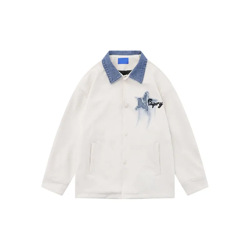 Fashion Loose Denim Jacket-2