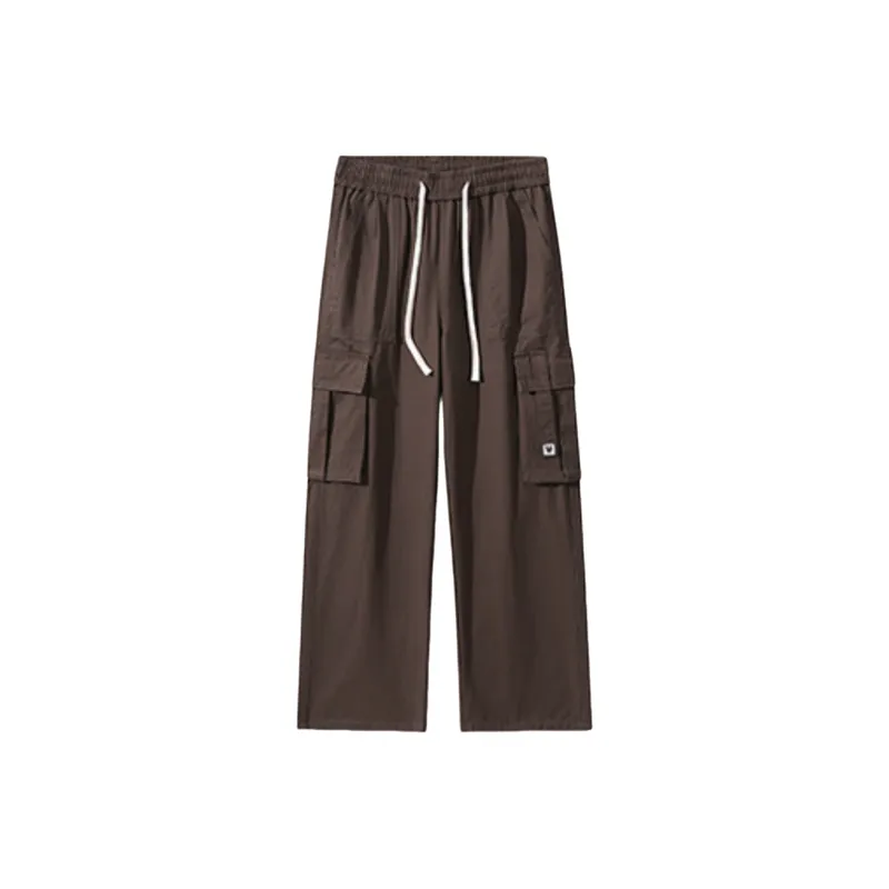 Loose Casual Cotton Cargo Pants-1