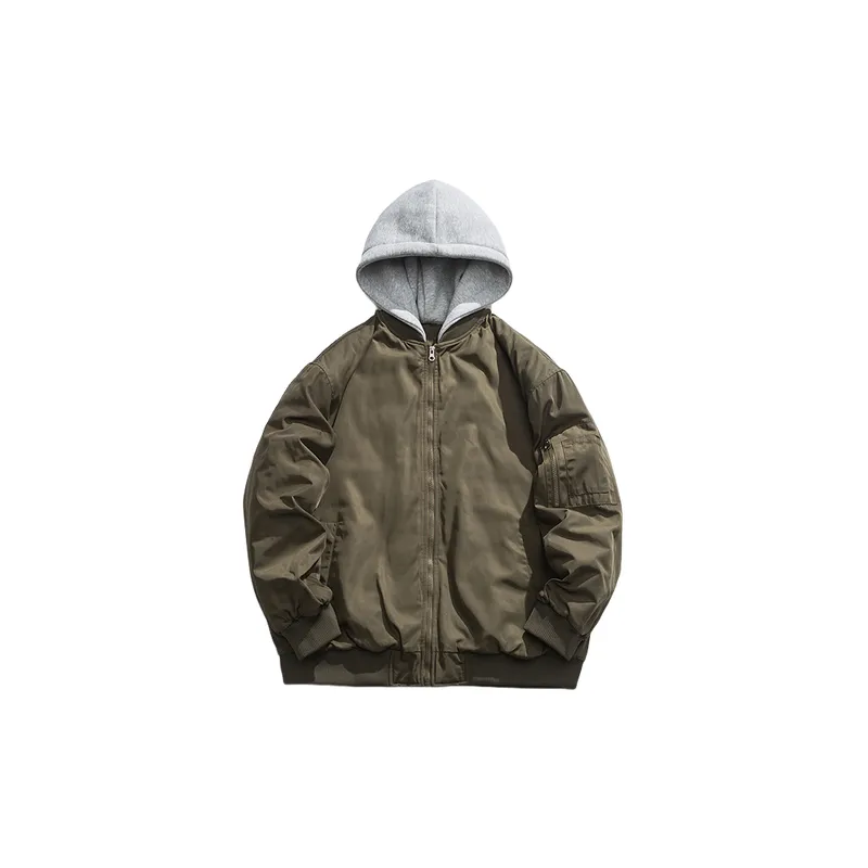 Street Zipper Loose Jacket-3