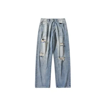 Simple Casual Washed Jeans