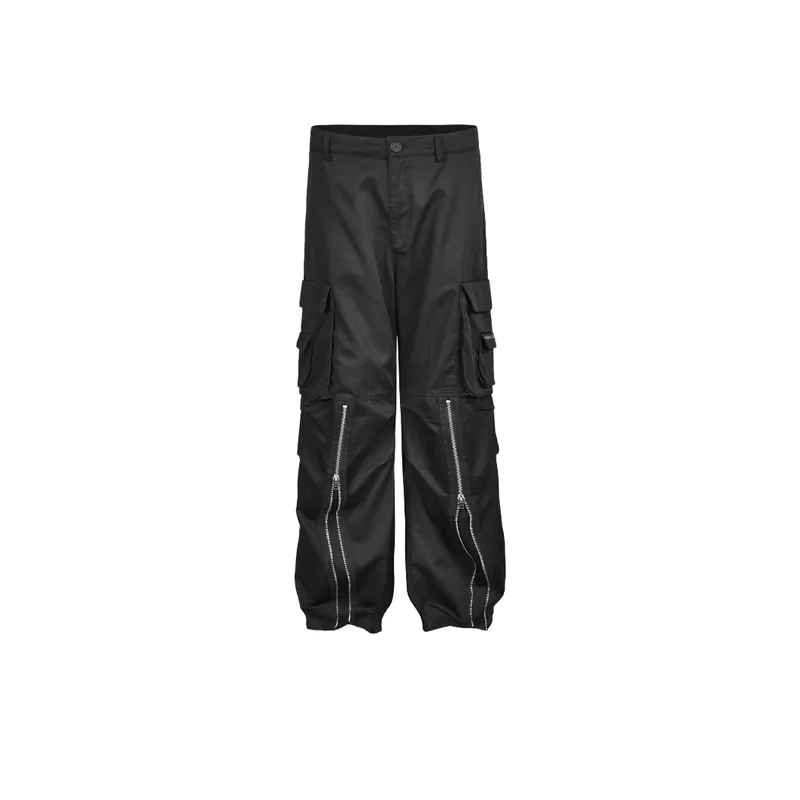 Hip Hop Loose Trendy Trousers-4
