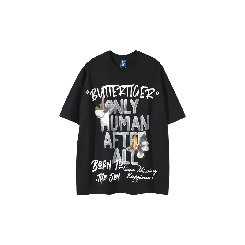 Street Butterfly 100% Cotton T-Shirt-0