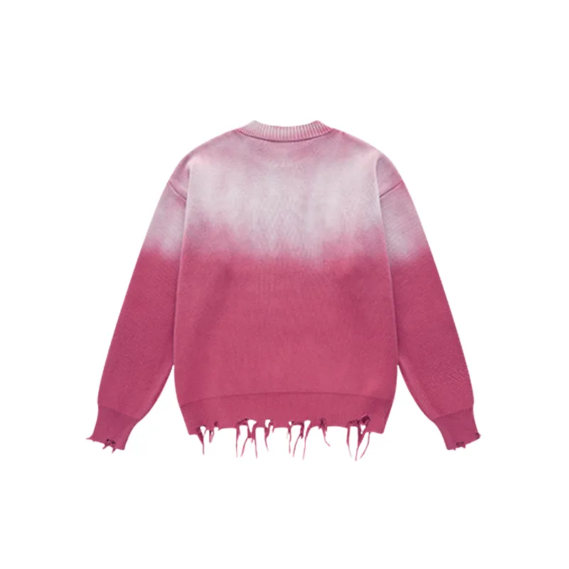 Retro Fashion Washed Sweater-7