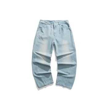 Vintage Washed Denim Pants