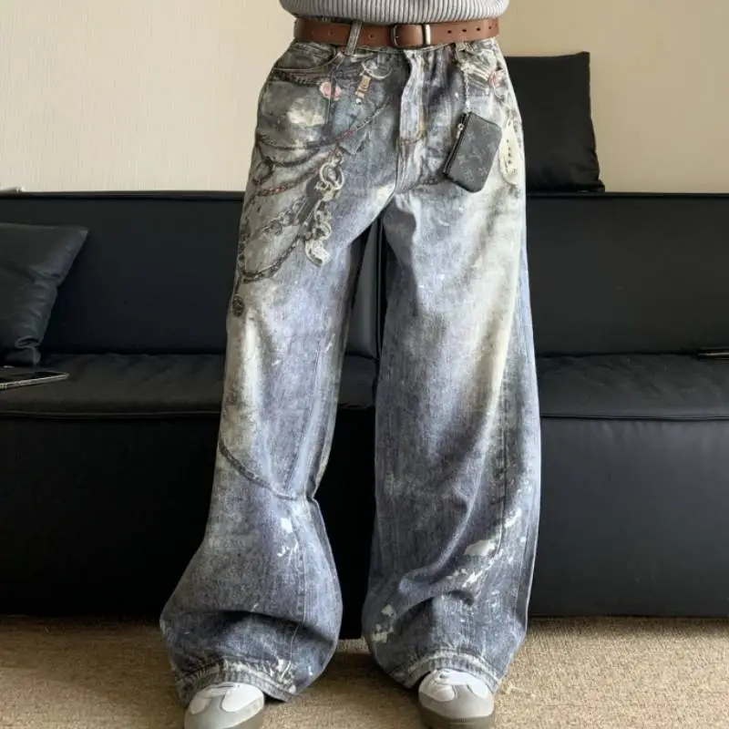 Retro Distress Jeans-2