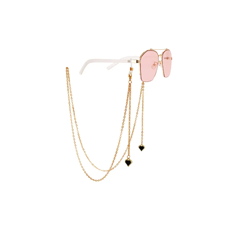 Simple Metal Eyeglass Chain-1