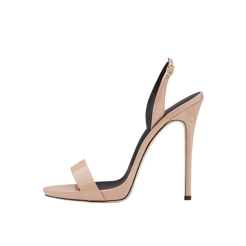 Plain Casual High Heels-5