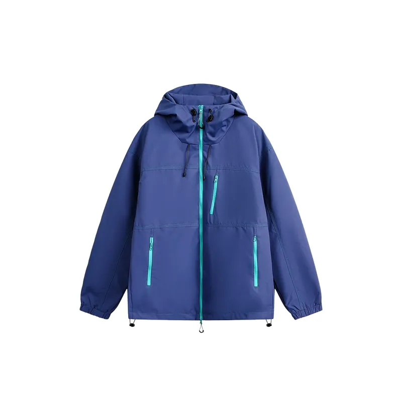 Basics Waterproof Blended Synthetic Fabrics Outdoor Jacket
