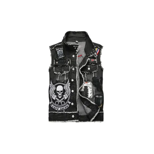Embroidery Loose Vest