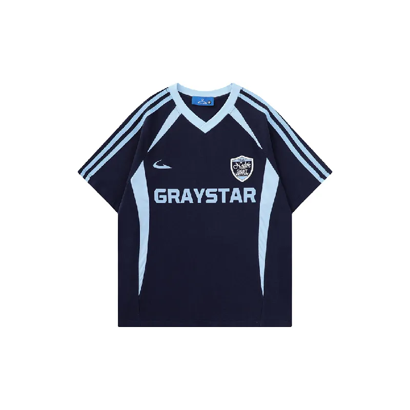 Casual Breathable Polyester T Shirt-0