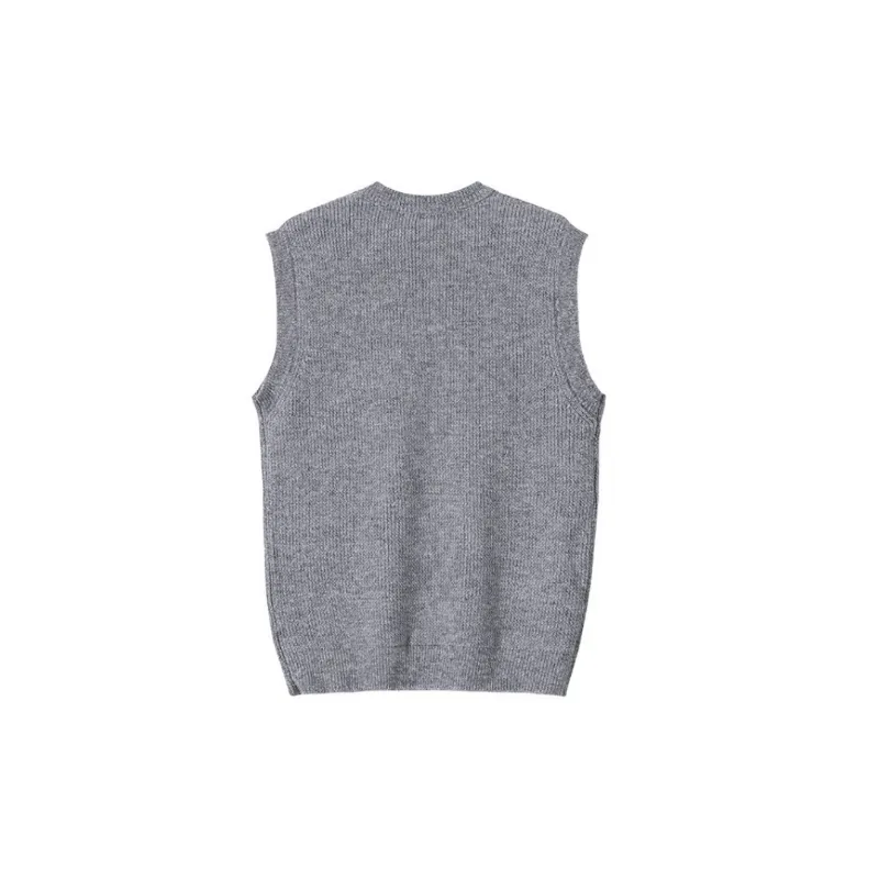 Casual Loose Acrylic Fibres Vest-3