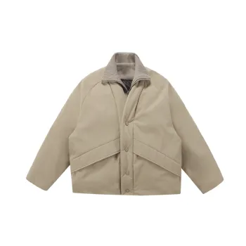 Simple Trendy Quilted Jacket