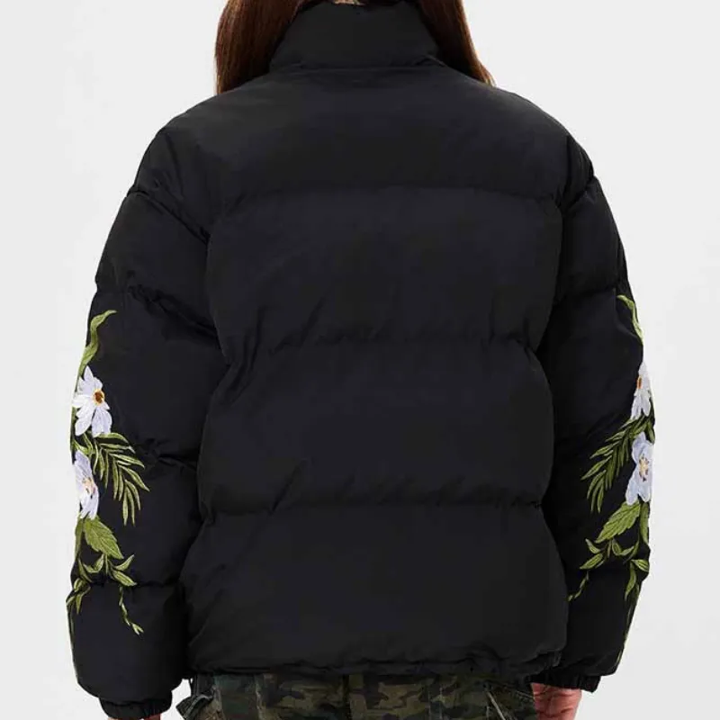Street Embroidery Quilted Jacket-7