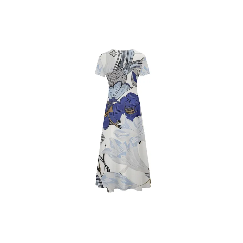 Casual Loose 100D High Density Milk Silk Dress Women-13