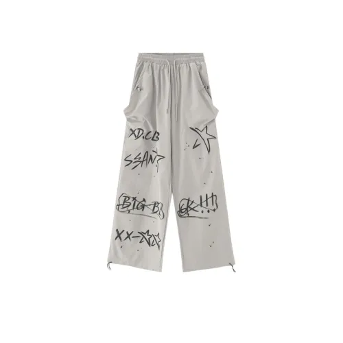 Loose Personality Printed Casual Sports Pants