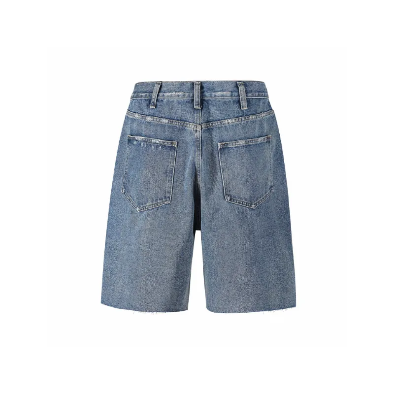 Retro Hip Hop Denim Shorts Unisex-1