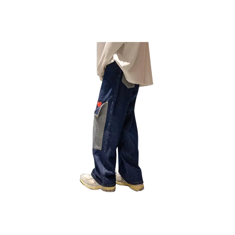 Retro Trendy Patch Pants-2