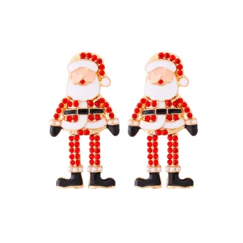 Cute Cartoon Christmas Earring