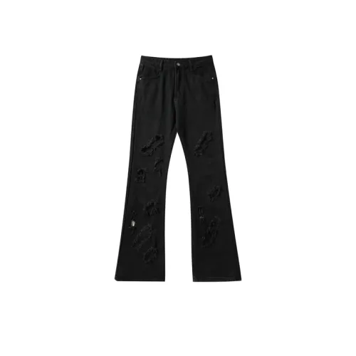 Black Straight Loose Pants