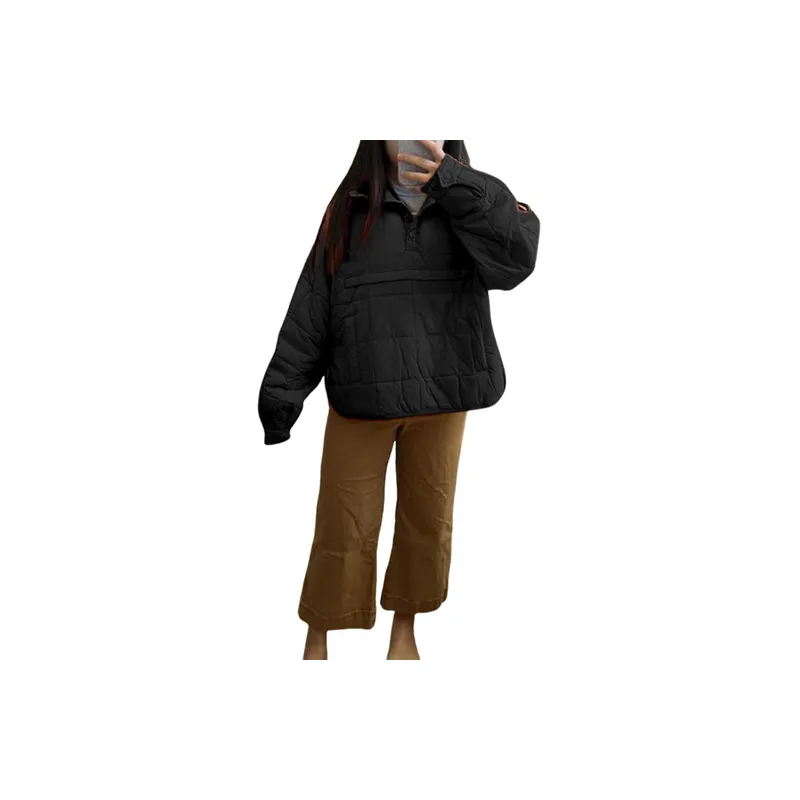 Simple Plain Down Jacket-2